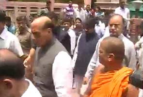 BJP's Rajnath in Bodh Gaya, attacks Centre for failing to check terror