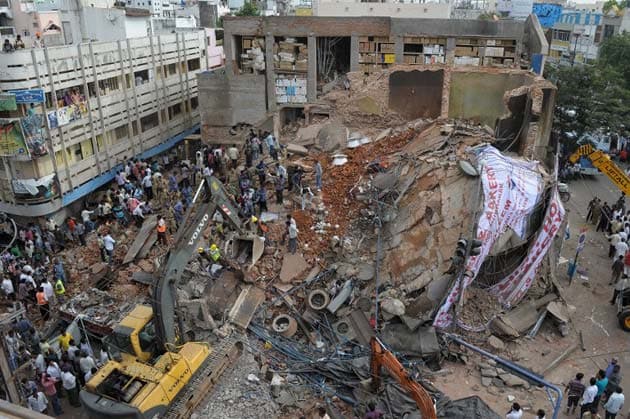 Secunderabad hotel collapse: 11 killed, many trapped under debris