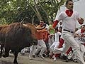 Spain's Pamplona bull run ends in stampede, several people hurt