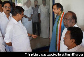 Union minister Shashi Tharoor's Kerala office vandalised 