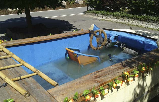 Cool ride? German police seize car with pool