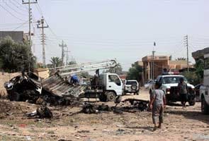 Suicide car bomb hits Iraqi security patrol, kills eight