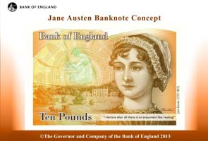 Pounds and Prejudice: Bank of England puts Jane Austen on banknote