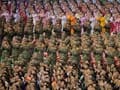 North Korea stages military parade to mark war anniversary
