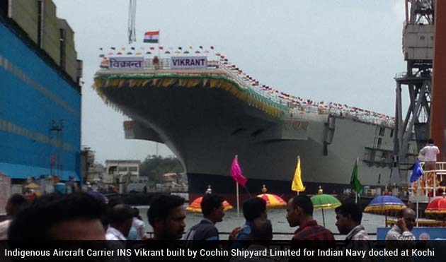 India milestone as it launches own aircraft carrier INS Vikrant