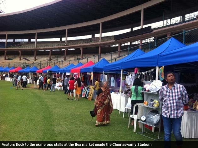 When Bangalore's Chinnaswamy Stadium turned into a flea market