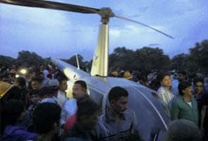 Helicopter carrying Asaram Bapu's son crash-lands in Ahmedabad, occupants safe