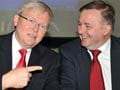 Australian elections: Economy focus of first debate between Kevin Rudd, Tony Abbott