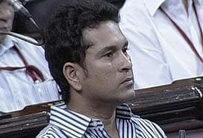 Sachin attends Parliament, wife Anjali watches from gallery