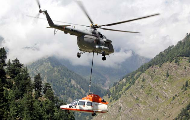 Crashed rescue chopper airlifted out of Uttarakhand ravine after over two months