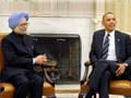 Prime Minister Manmohan Singh meets Barack Obama at the White House
