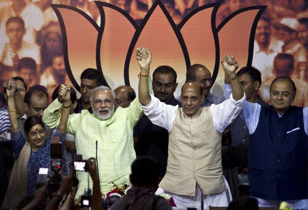 Narendra Modi reaches out to Advani, Vajpayee as their era ends in BJP