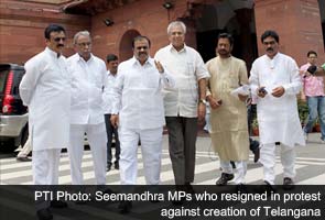 Nine MPs suspended for Telangana protests, some wore Indira Gandhi masks