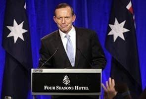 Conservative leader Tony Abbott registers landslide victory in Australia election