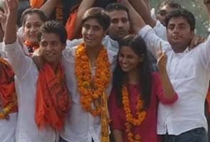 BJP students' wing ABVP sweeps Delhi University polls