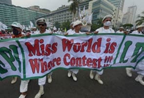 Indonesian hardliners protest against Miss World beauty pageant