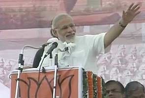 Narendra Modi addresses rally in Haryana, his first as BJP's PM candidate