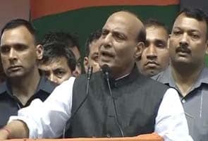 Government troubling people who want to join BJP: Rajnath Singh