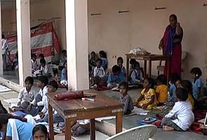 In Madhya Pradesh, a government school in a toilet complex