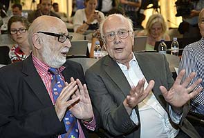 Peter Higgs, Francois Englert win physics Nobel for particle mass
