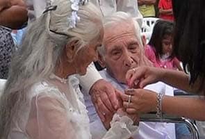 103-year-old groom, the bride is 99  