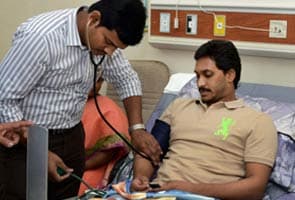 Jagan Mohan Reddy's health improves after being admitted to hospital