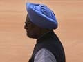 Prime Minister Manmohan Singh arrives in Frankfurt on way to India