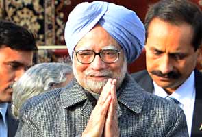 Prime Minister Manmohan Singh arrives in Russia