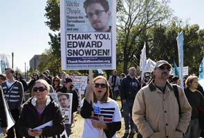 Protesters march in Washington against NSA spying