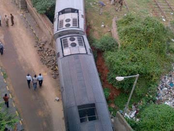Bangalore: Empty coach of Rajdhani Express derails