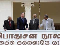 David Cameron faces protests in former Sri Lanka war zone