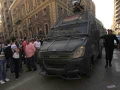 Egyptian police fire water cannon on protesters