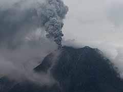 People evacuated as volcano erupts in Indonesia