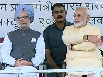 Manmohan Singh's dig at Narendra Modi