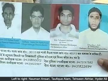 Patna blasts: among the alleged bombers, four young men with no record of crime