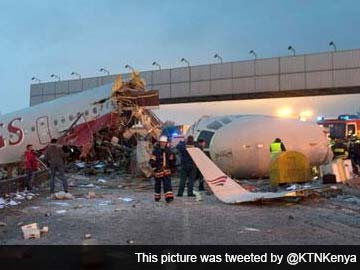 Boeing 737 crashes while landing in Russia, all 50 on board killed