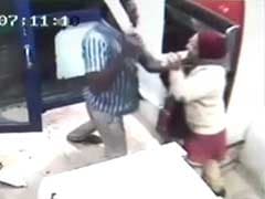 Caught on CCTV: Woman attacked with machete at Bangalore ATM