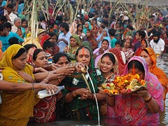 Chhath begins as millions take a holy dip