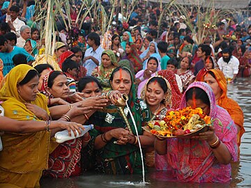 Chhath begins as millions take a holy dip