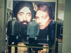GAP Ad featuring Sikh model defaced with racist comments