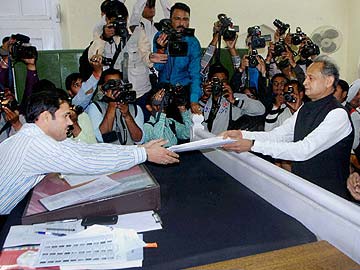 Rajasthan polls: Chief Minister Ashok Gehlot files nomination papers from Sardarpura seat