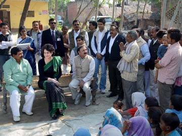 Priyanka Gandhi arrives in Rae Bareli for two-day visit