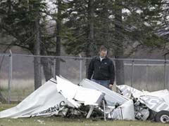 Nine skydivers leap to safety after planes collide in midair