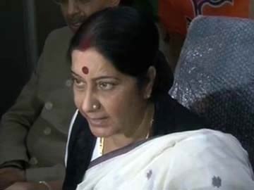 Don't fritter away votes on small parties: Sushma Swaraj to Delhi voters