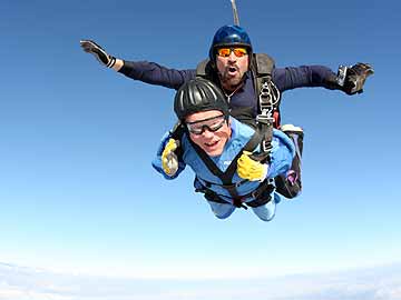 US man skydives on 100th birthday