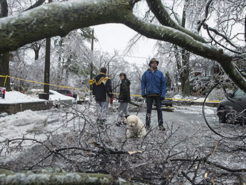 Winter's start ices eastern Canada, US; worst over 