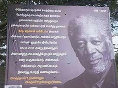 Actor Morgan Freeman mistaken for Nelson Mandela in billboard gaffe