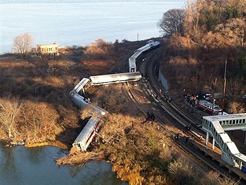 'Multiple injuries' as passenger train derails in New York