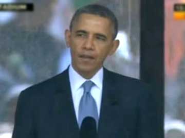 Obama eulogises Nelson Mandela: 'a giant of history'