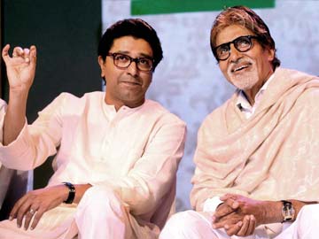 Mumbai: Tight security outside Amitabh Bachchan's house after parties slam his meeting with Raj Thackeray